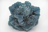 Blue, Cubic/Octahedral Fluorite Encrusted Quartz - Inner Mongolia #213873-1